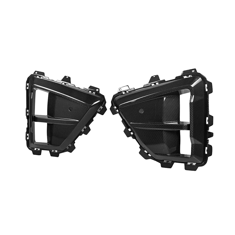 SQ Style Carbon Fiber Front Air Duct - BMW F95 X5M & F96 X6M