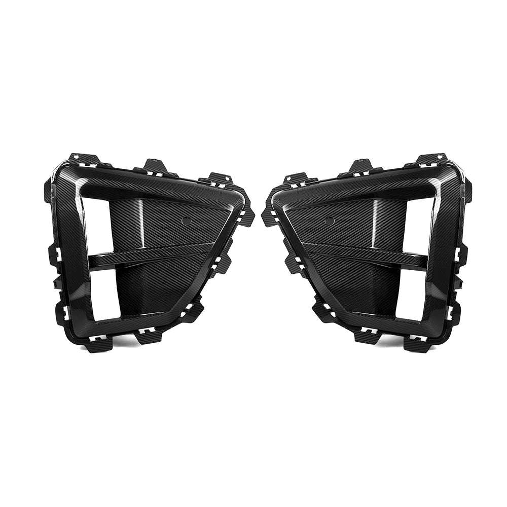 SQ Style Carbon Fiber Front Air Duct - BMW F95 X5M & F96 X6M
