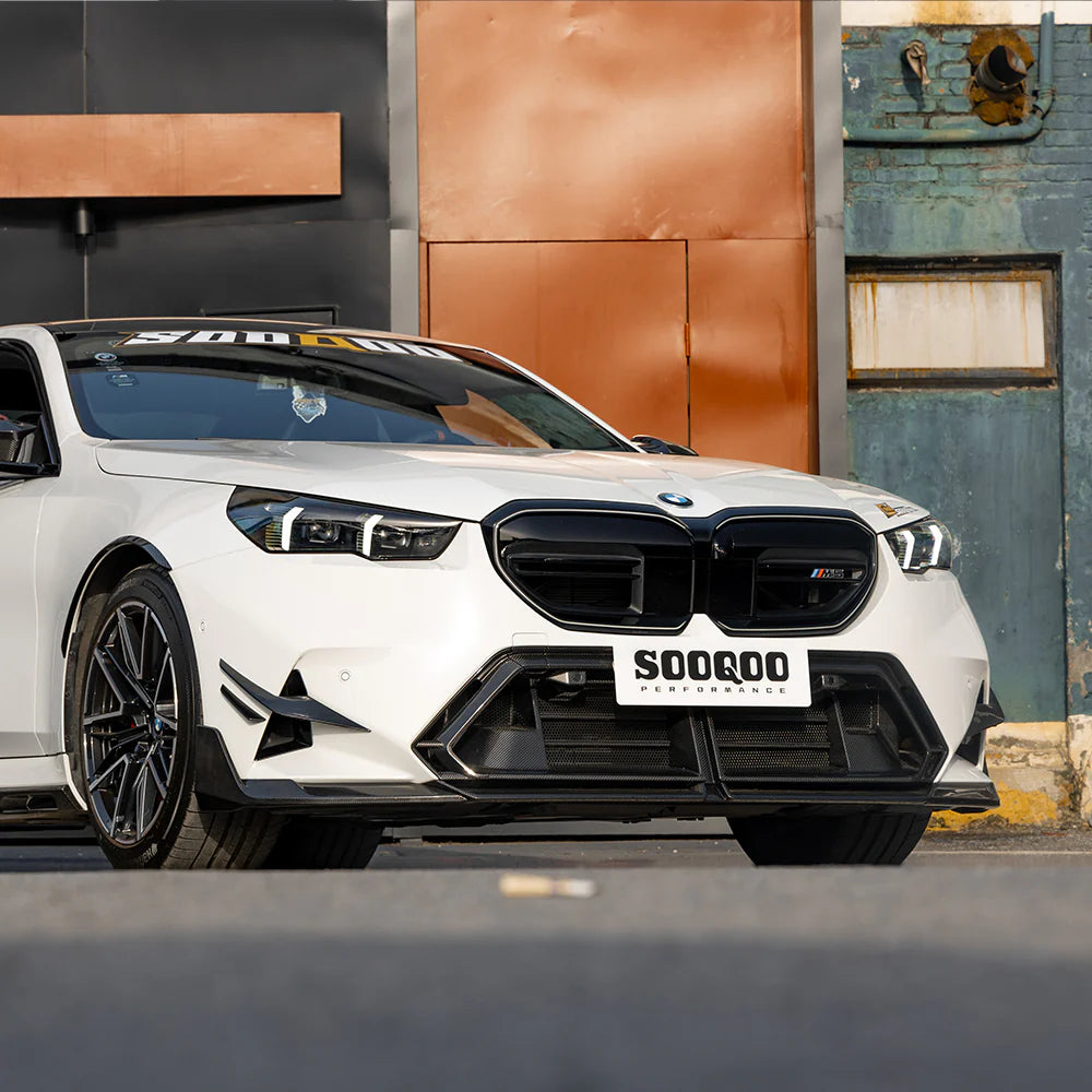 SQ Style Carbon Fiber Front Bumper Center Trim - BMW G90/G99 M5
