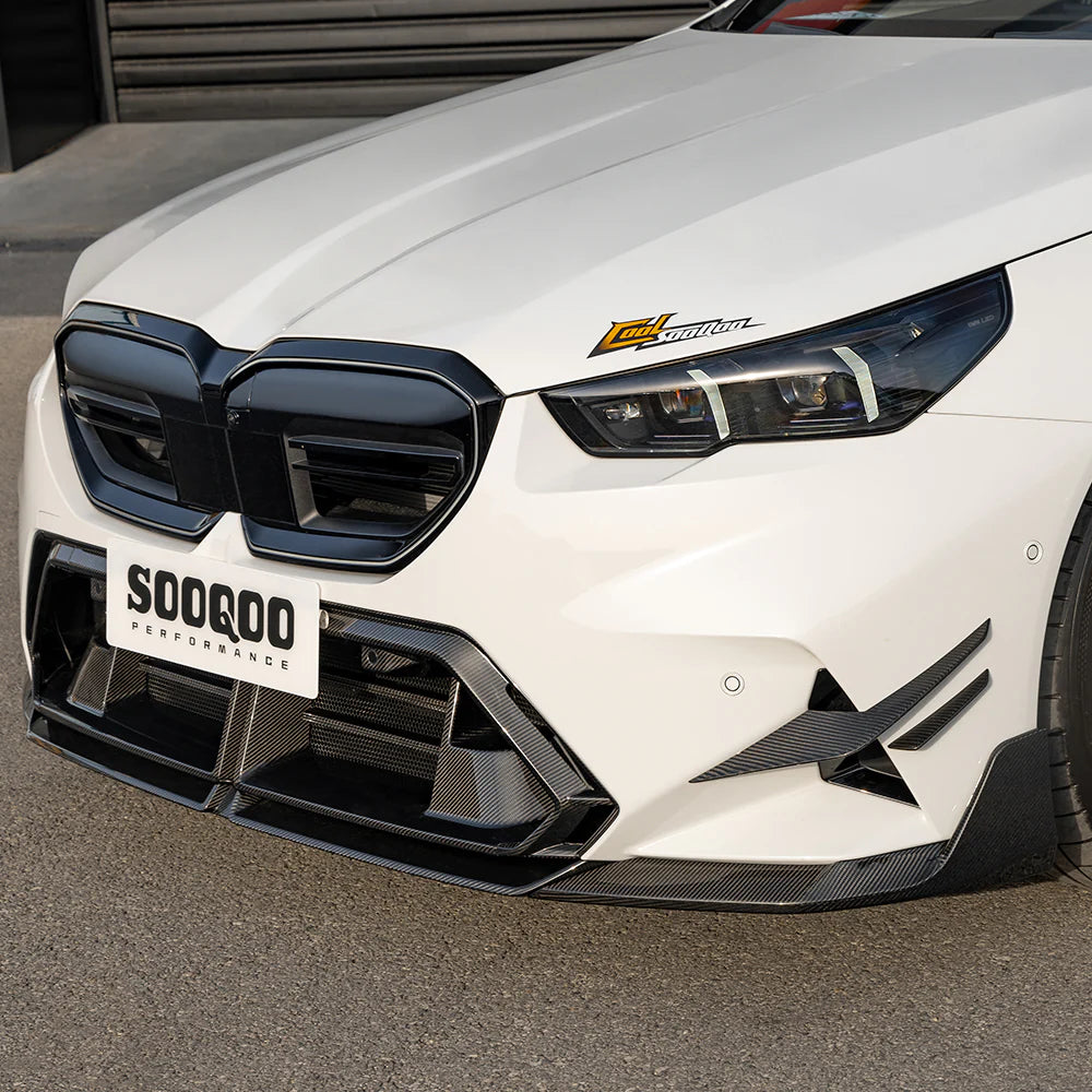 SQ Style Carbon Fiber Front Lip V2 - BMW G90/G99 M5