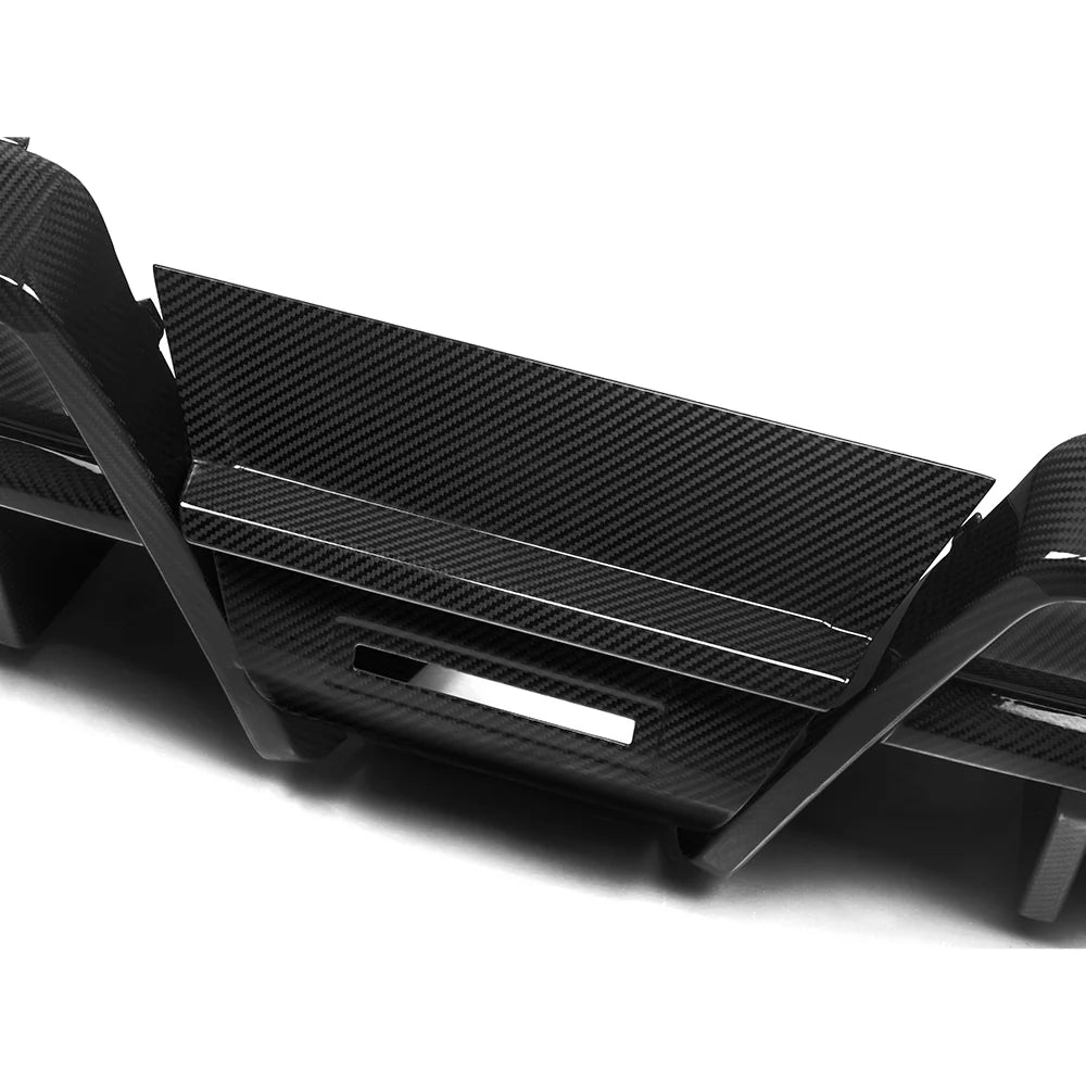 SQ Style Carbon Fiber Rear Diffuser V2 - BMW G90/G99 M5