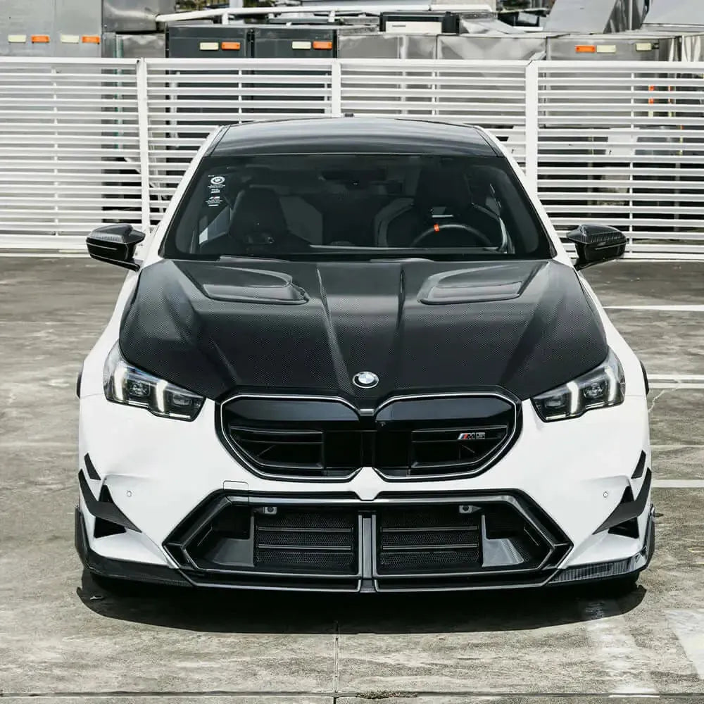 SQ Style Vented Carbon Fiber Front Hood - BMW G90/G99 M5