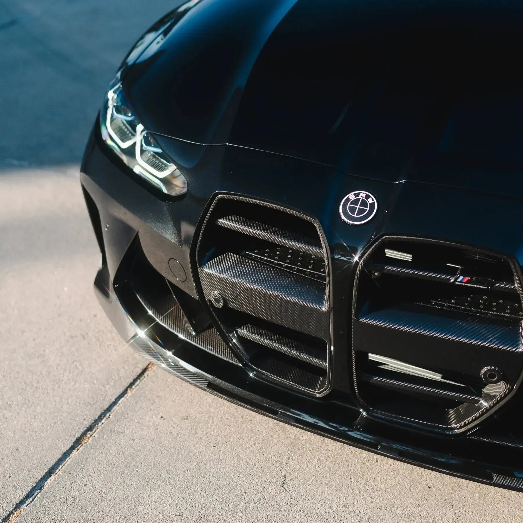 ST Style Carbon Fiber Front Grilles - BMW G80 M3 & G82/G83 M4