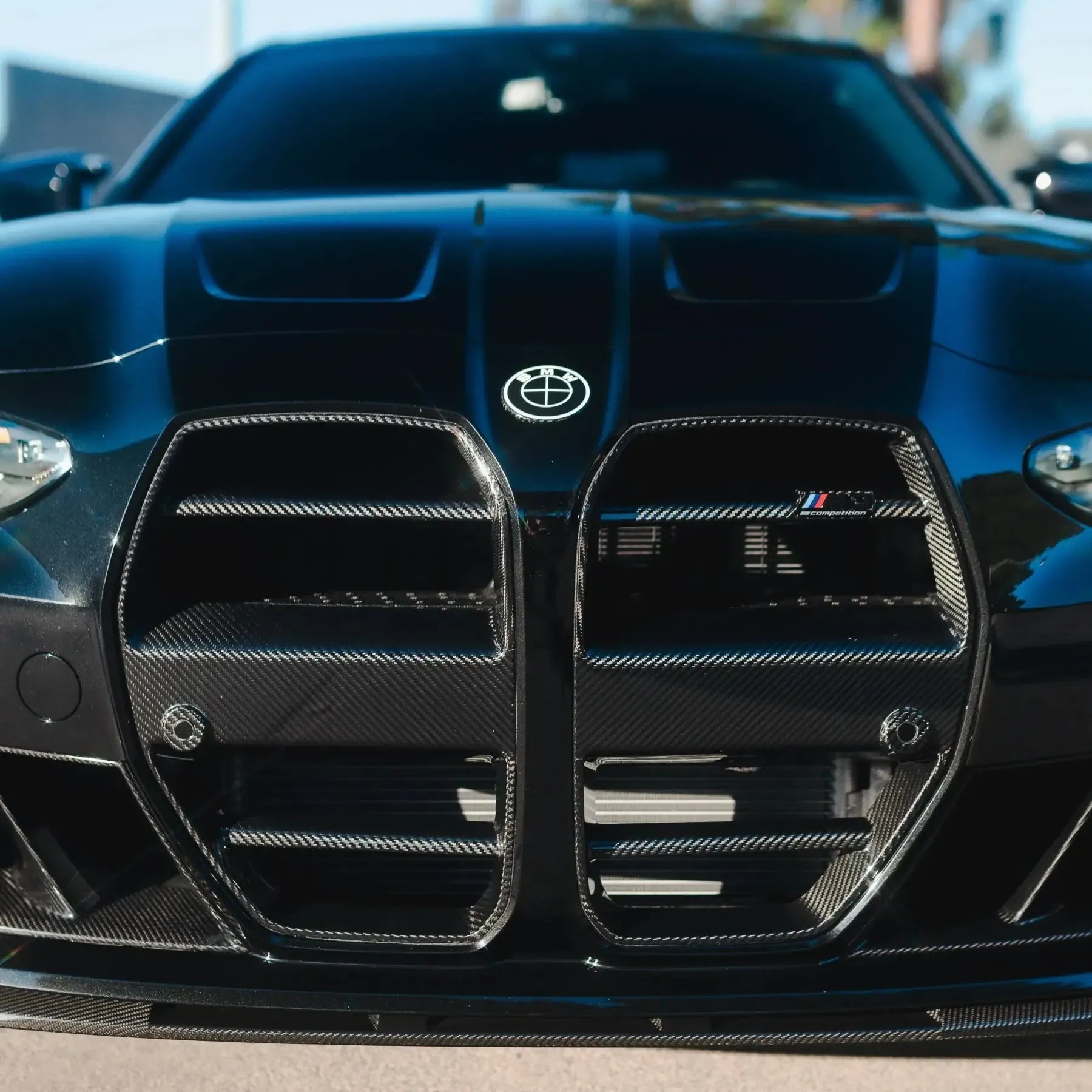 ST Style Carbon Fiber Front Grilles - BMW G80 M3 & G82/G83 M4