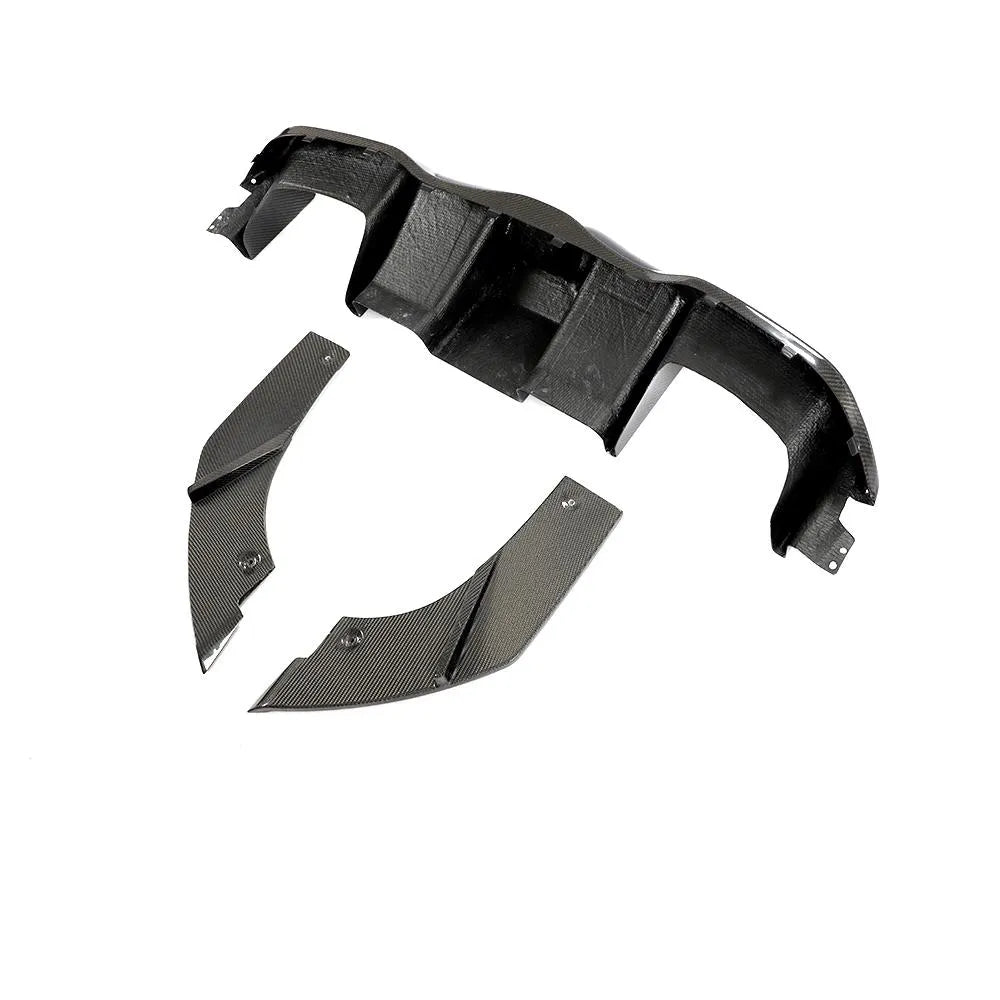 Signature Carbon Fiber Rear Diffuser w/ LED Light - BMW F87 M2