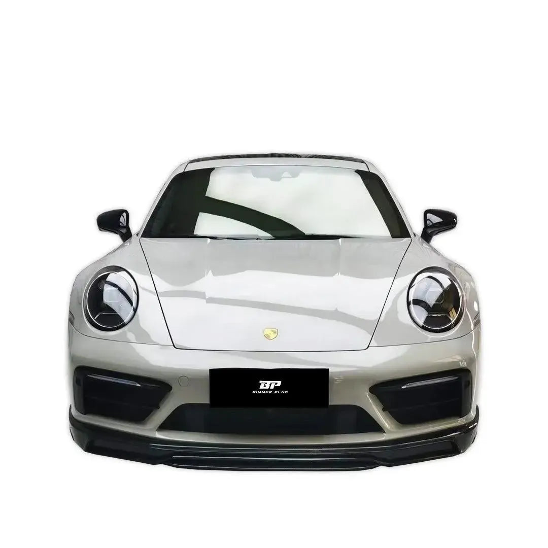 TA Style Carbon Fiber Front Lip - Porsche 992.1 911 Carrera & Carrera S