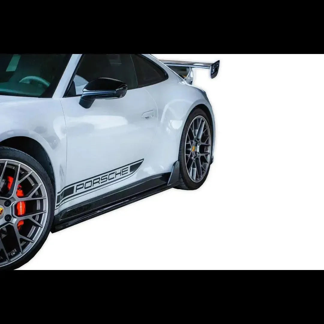 TA Style Carbon Fiber Side Skirt - Porsche 992.1 911 Carrera & Carrera S