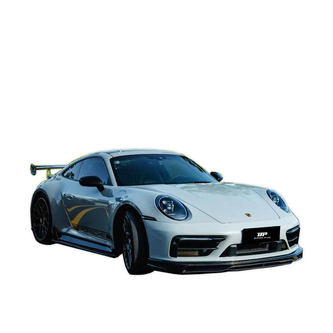 TA Style Carbon Fiber Side Skirt - Porsche 992.1 911 Carrera & Carrera S