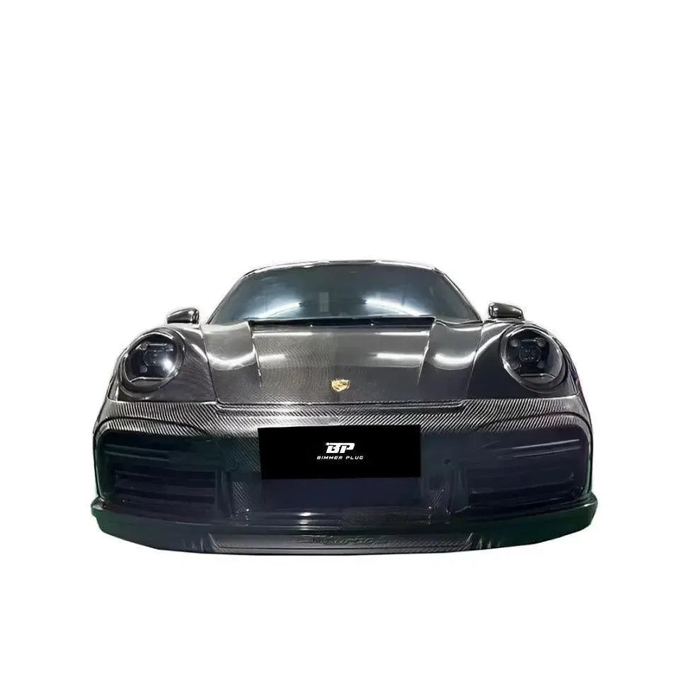 TC Stinger Style Carbon Fiber Engine Hood - Porsche 992.1 911 Carrera & Carrera S