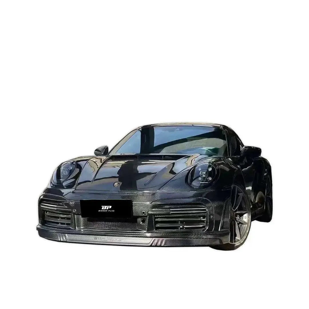 TC Stinger Style Carbon Fiber Front Bumper Kit - Porsche 992.1 911 Carrera & Carrera S