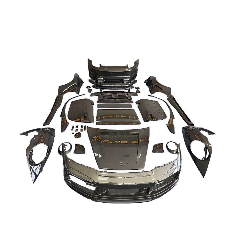 TC Stinger Style Carbon Fiber Front Bumper Kit - Porsche 992.1 911 Carrera & Carrera S