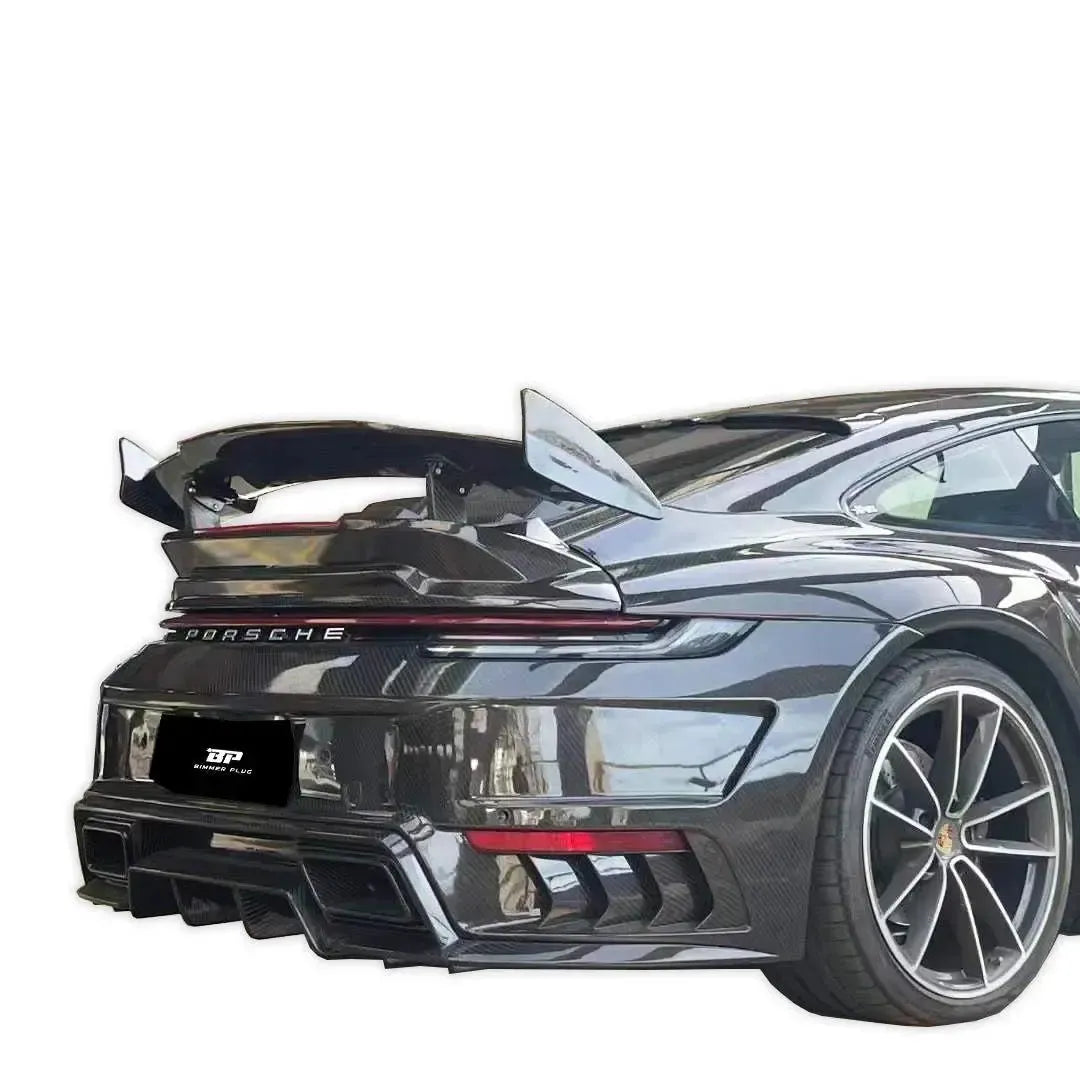 TC Stinger Style Carbon Fiber Rear Bumper Kit - Porsche 992.1 911 Carrera & Carrera S