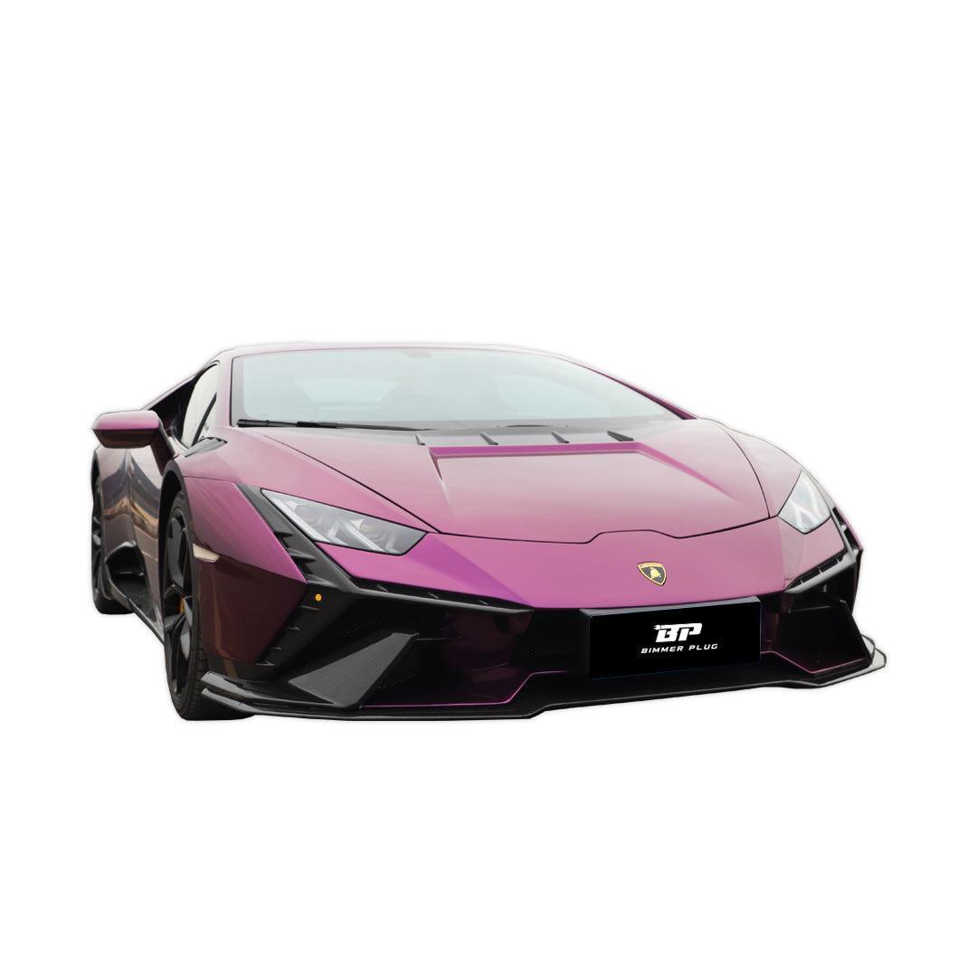 Tecnica Style Carbon Fiber Front Bumper - Lamborghini Huracán LP580 & 610