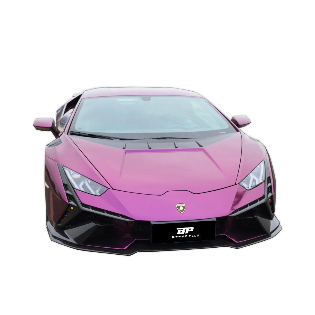 Tecnica Style Carbon Fiber Front Bumper - Lamborghini Huracán LP580 & 610