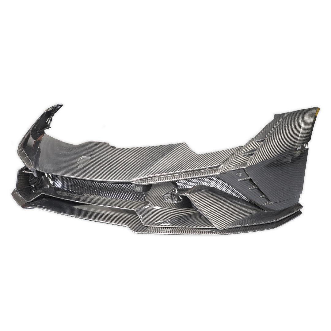 Tecnica Style Carbon Fiber Front Bumper - Lamborghini Huracán LP580 & 610