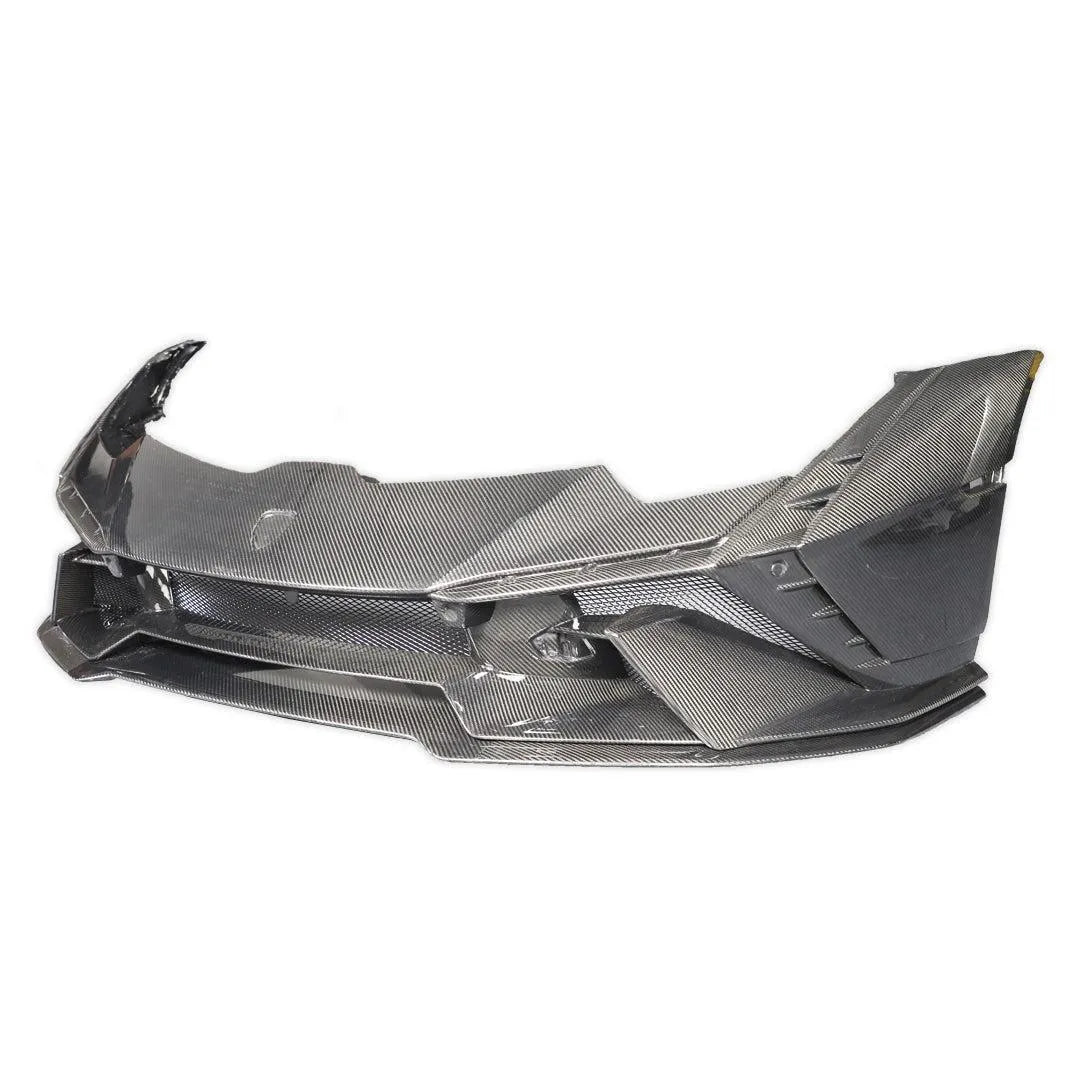 Tecnica Style Carbon Fiber Front Bumper - Lamborghini Huracán LP580 & 610