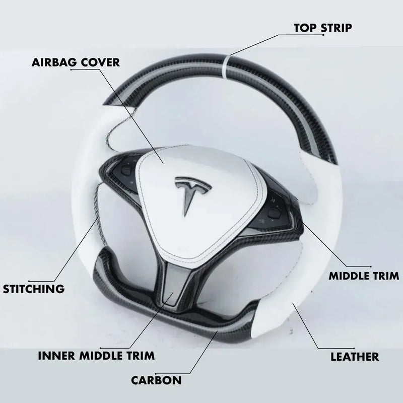 Tesla Model X - Full Custom Steering Wheel