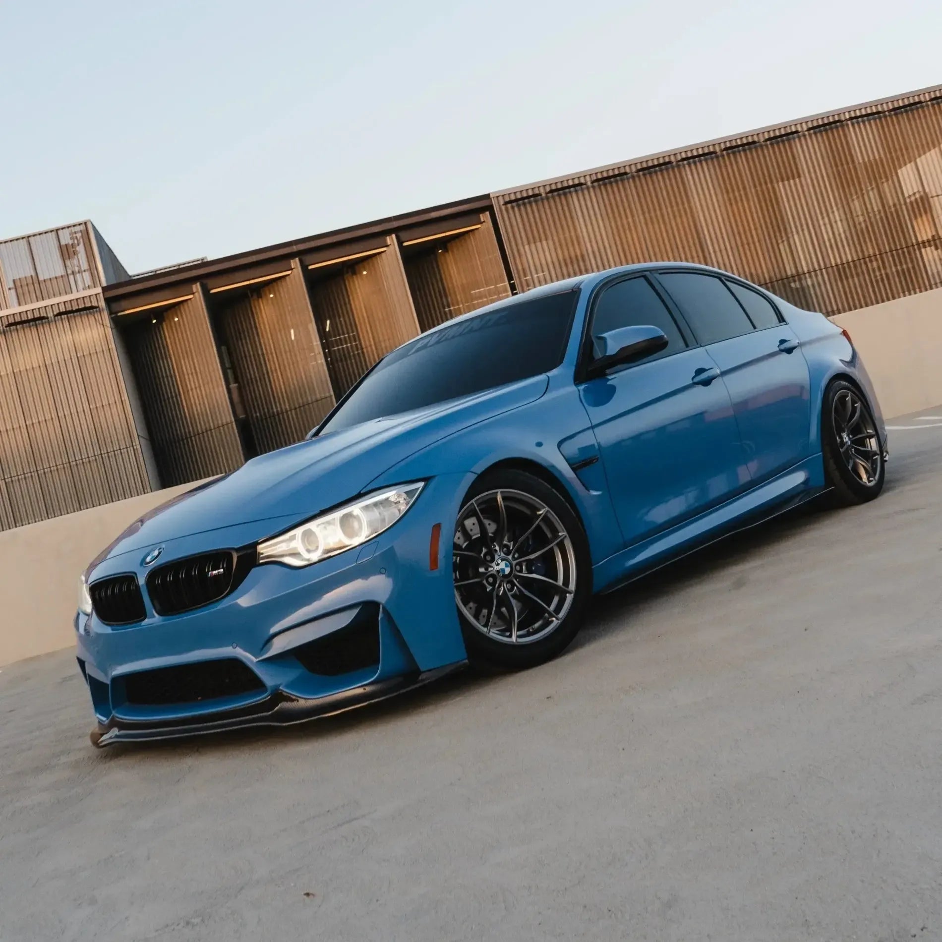 V Style Carbon Fiber Front Lip - BMW F80 M3 & F82/F83 M4