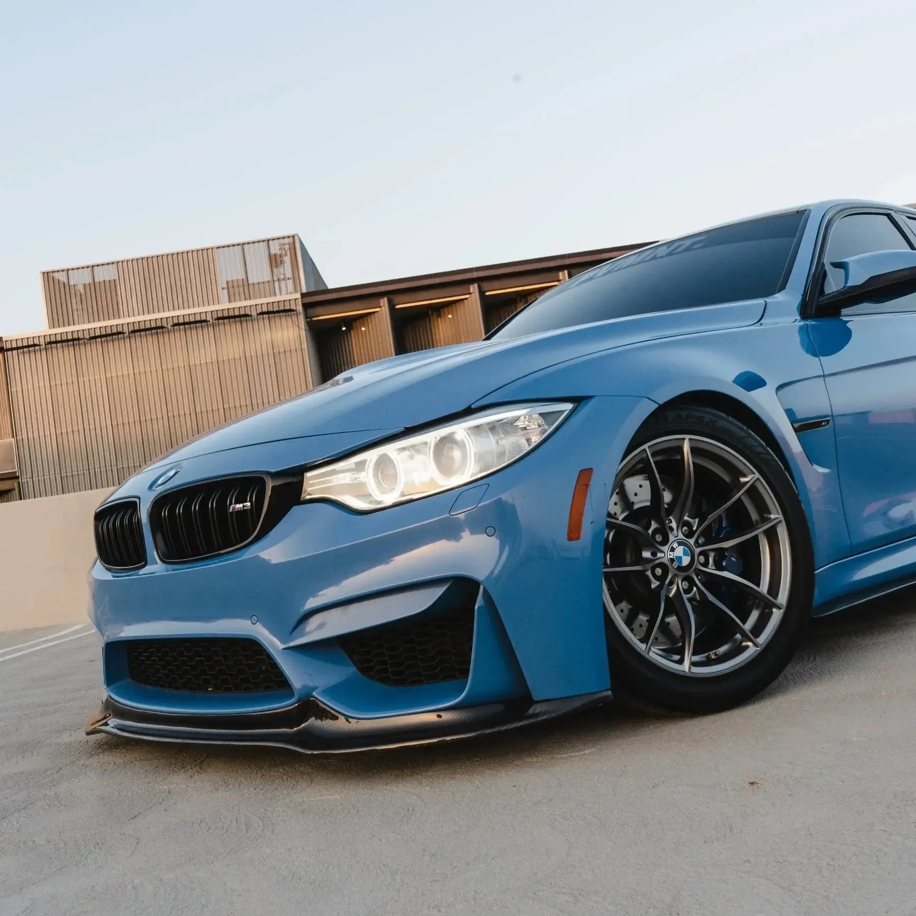V Style Carbon Fiber Front Lip - BMW F80 M3 & F82/F83 M4