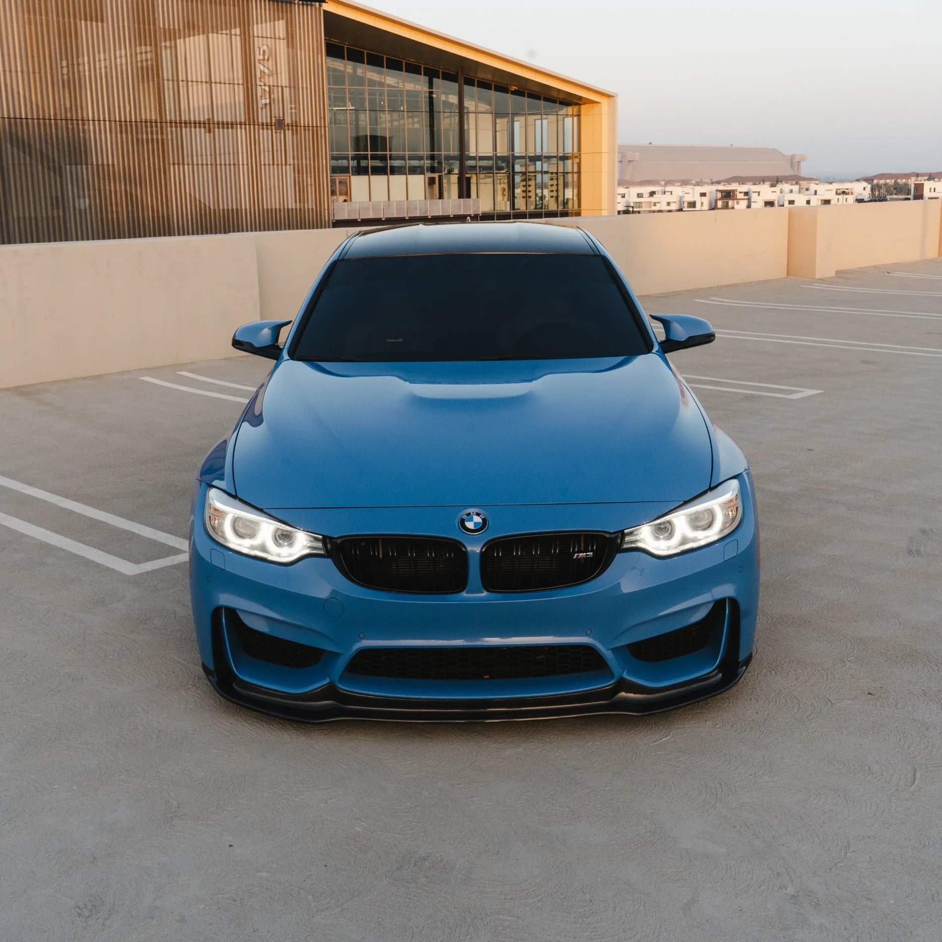 V Style Carbon Fiber Front Lip - BMW F80 M3 & F82/F83 M4