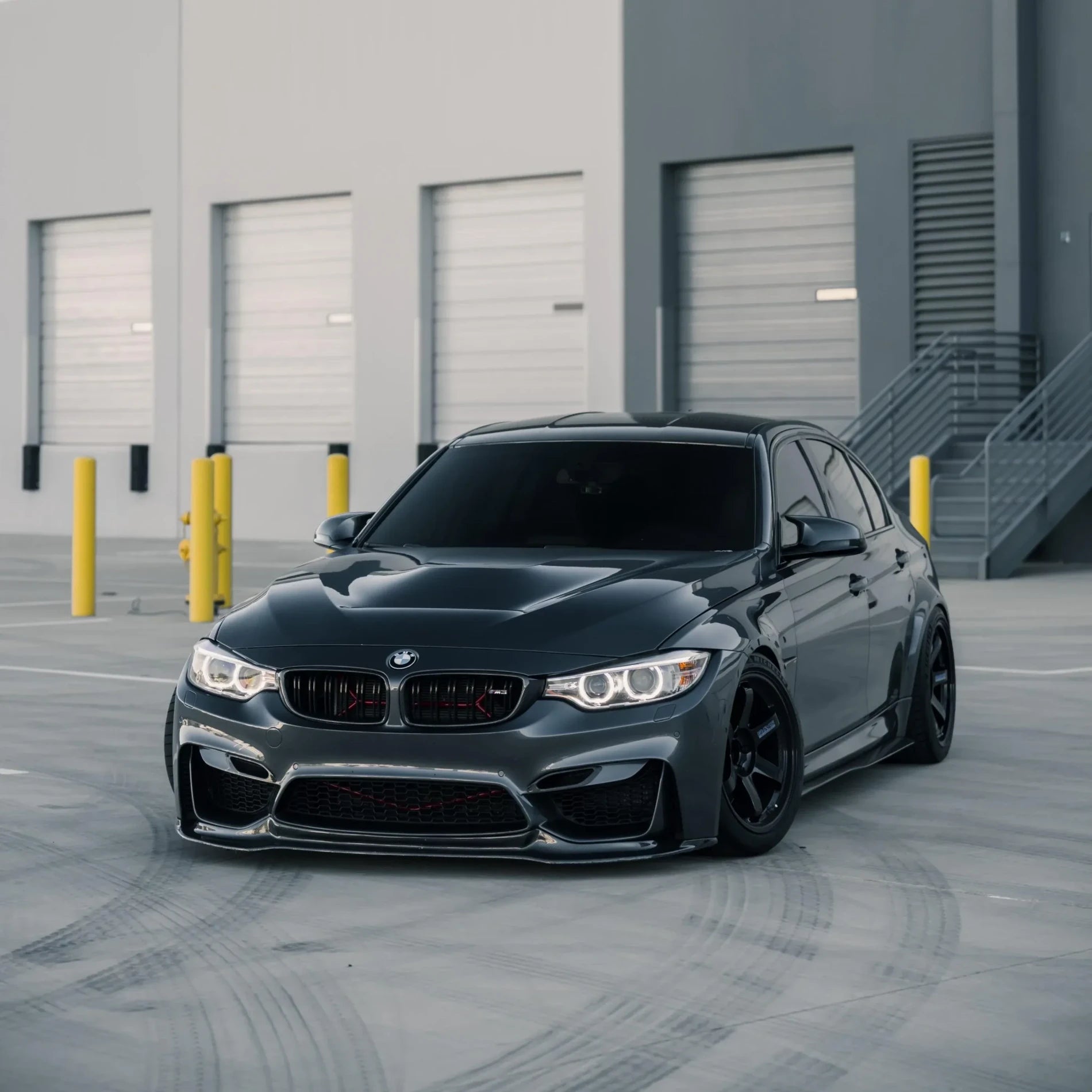 V Style Carbon Fiber Front Lip - BMW F80 M3 & F82/F83 M4