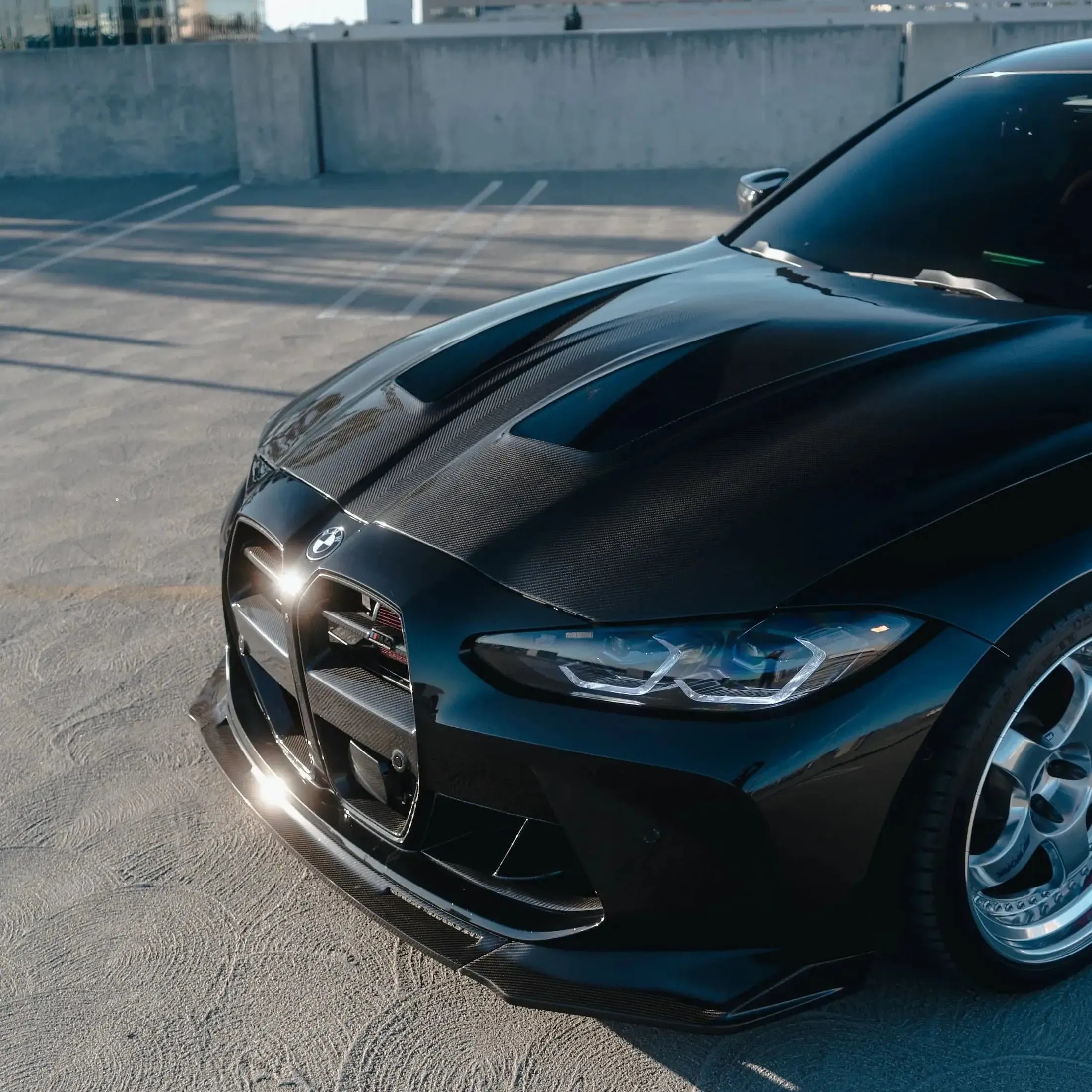 V Style Carbon Fiber Front Lip - BMW G80 M3 & G82/G83 M4