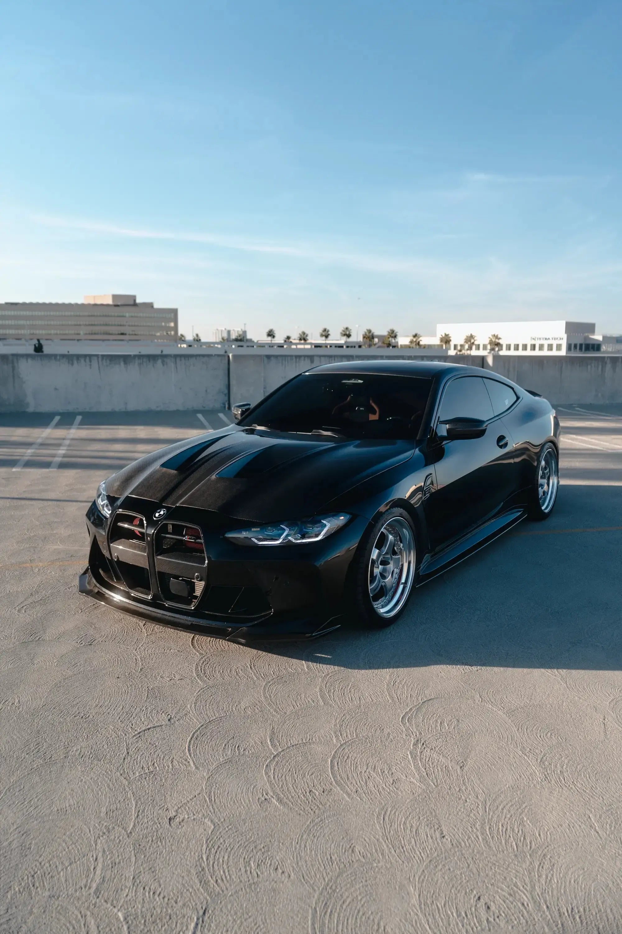 V Style Carbon Fiber Front Lip - BMW G80 M3 & G82/G83 M4