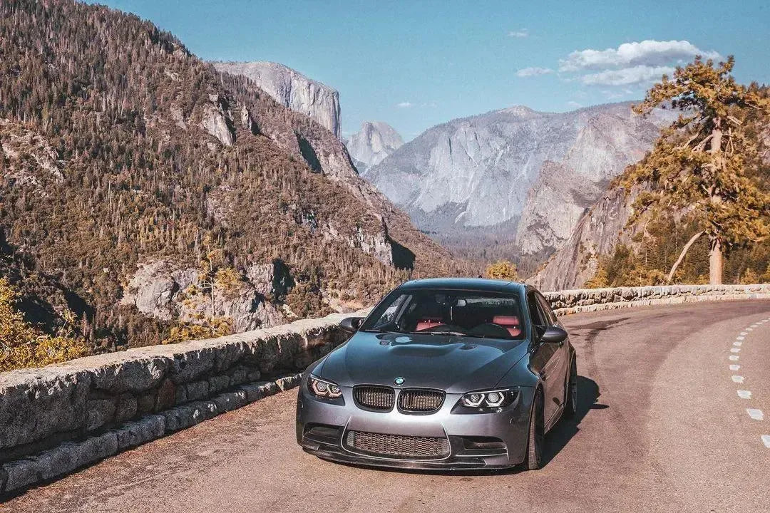 V Style Carbon Fiber Front Lip V2 - BMW E90 / E92 / E93 M3