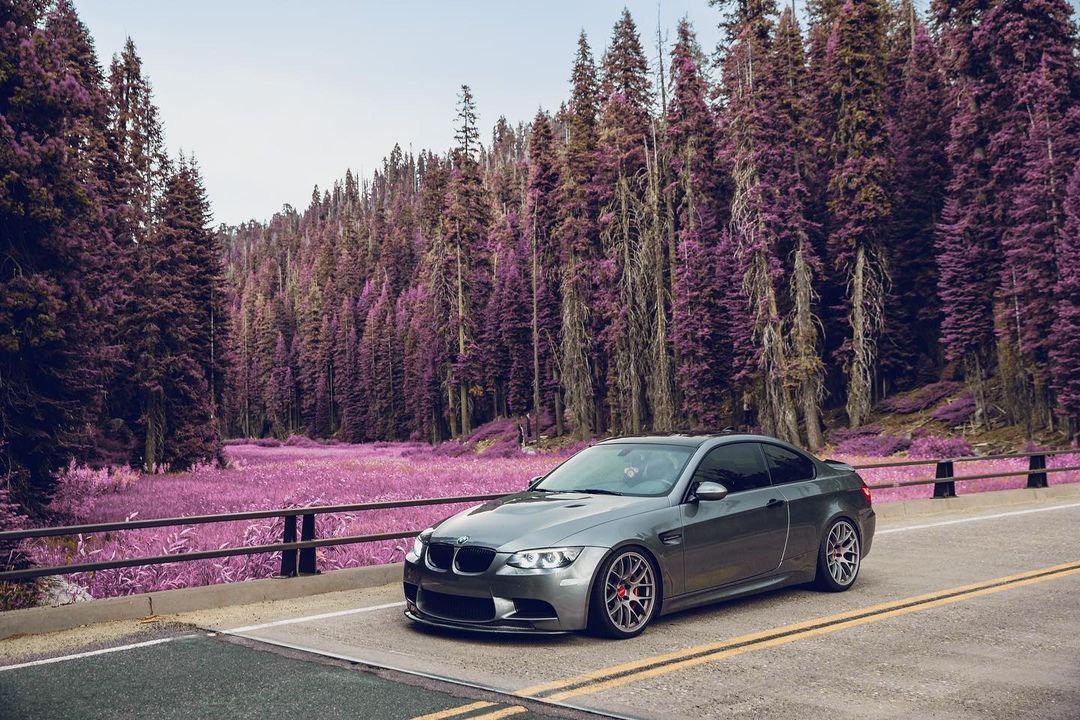 V Style Carbon Fiber Front Lip V2 - BMW E90 / E92 / E93 M3