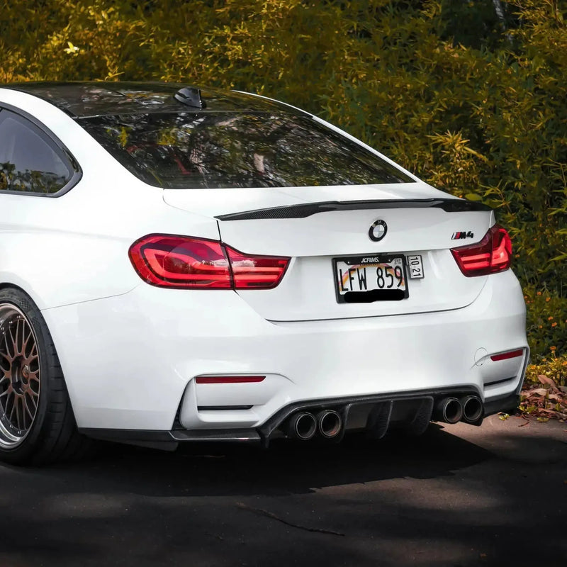 V Style Carbon Fiber Rear Diffuser - BMW F80 M3 & F82/F83 M4