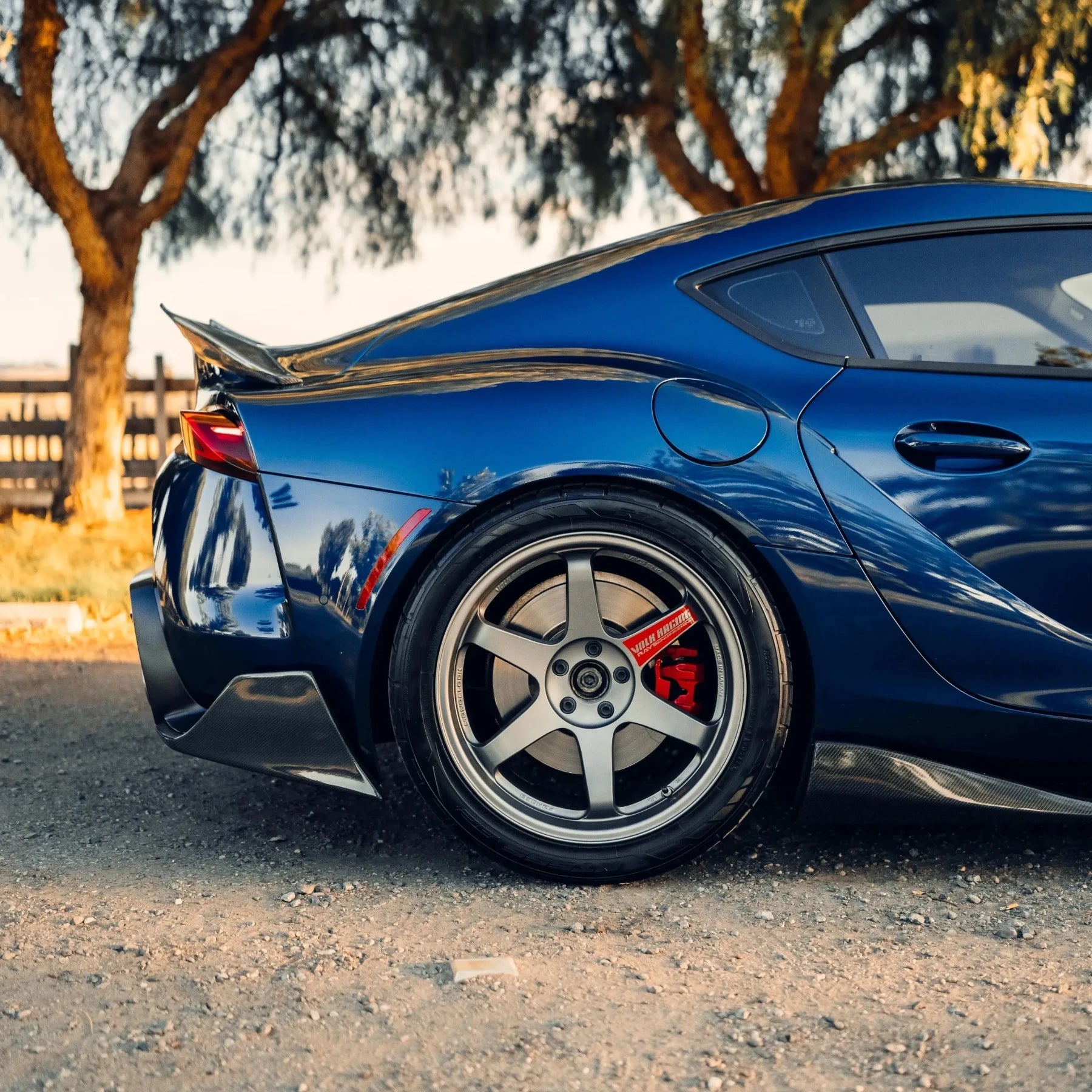 VRS Style Carbon Fiber Side Skirts - Toyota A90 GR Supra