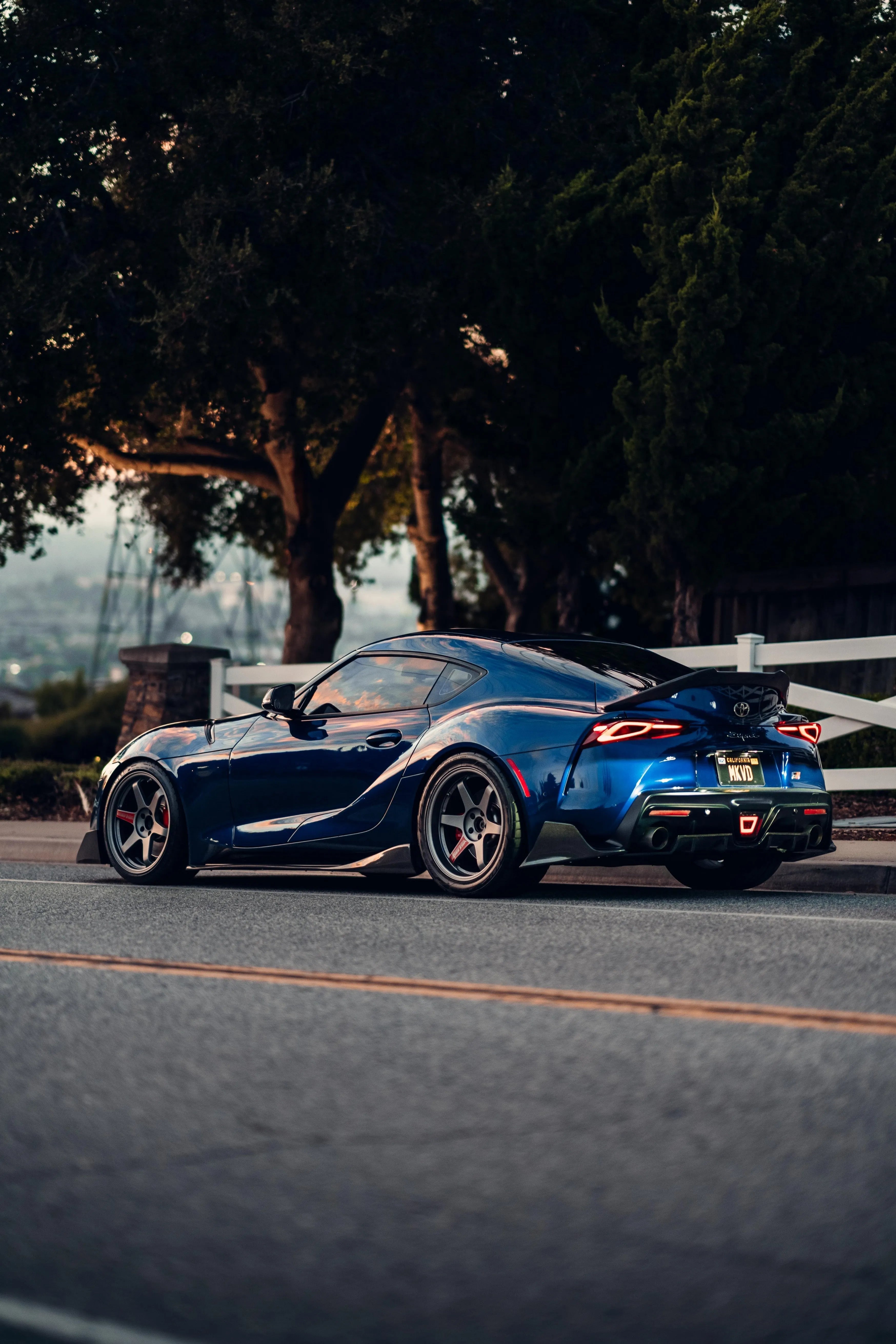 VRS Style Carbon Fiber Side Skirts - Toyota A90 GR Supra