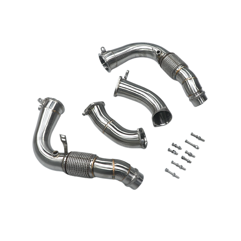 S68 Engine Catless Downpipe Set - BMW F95 X5M & F96 X6M & G90/G99 M5