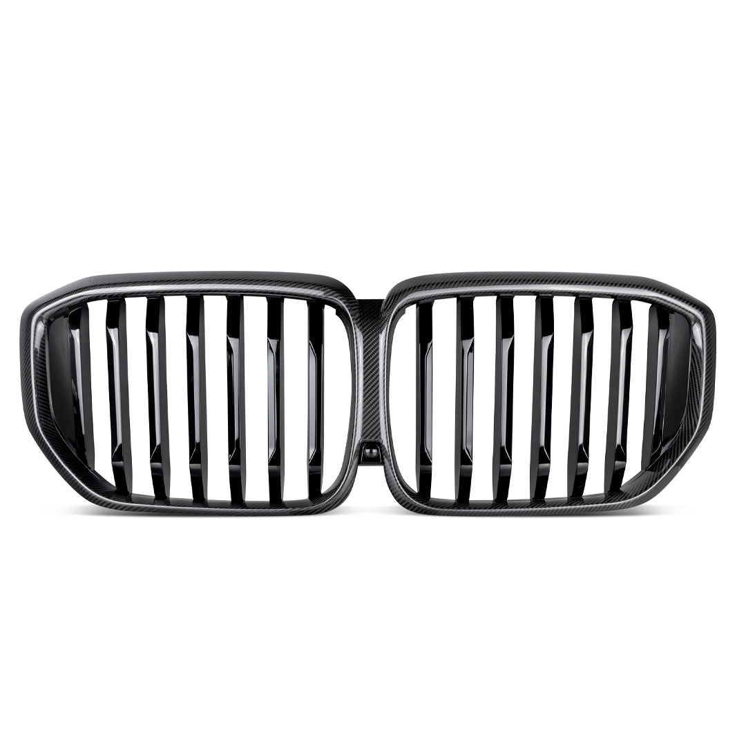 Single Slat Carbon Fiber Front Grille - BMW G05 X5 Pre-LCI