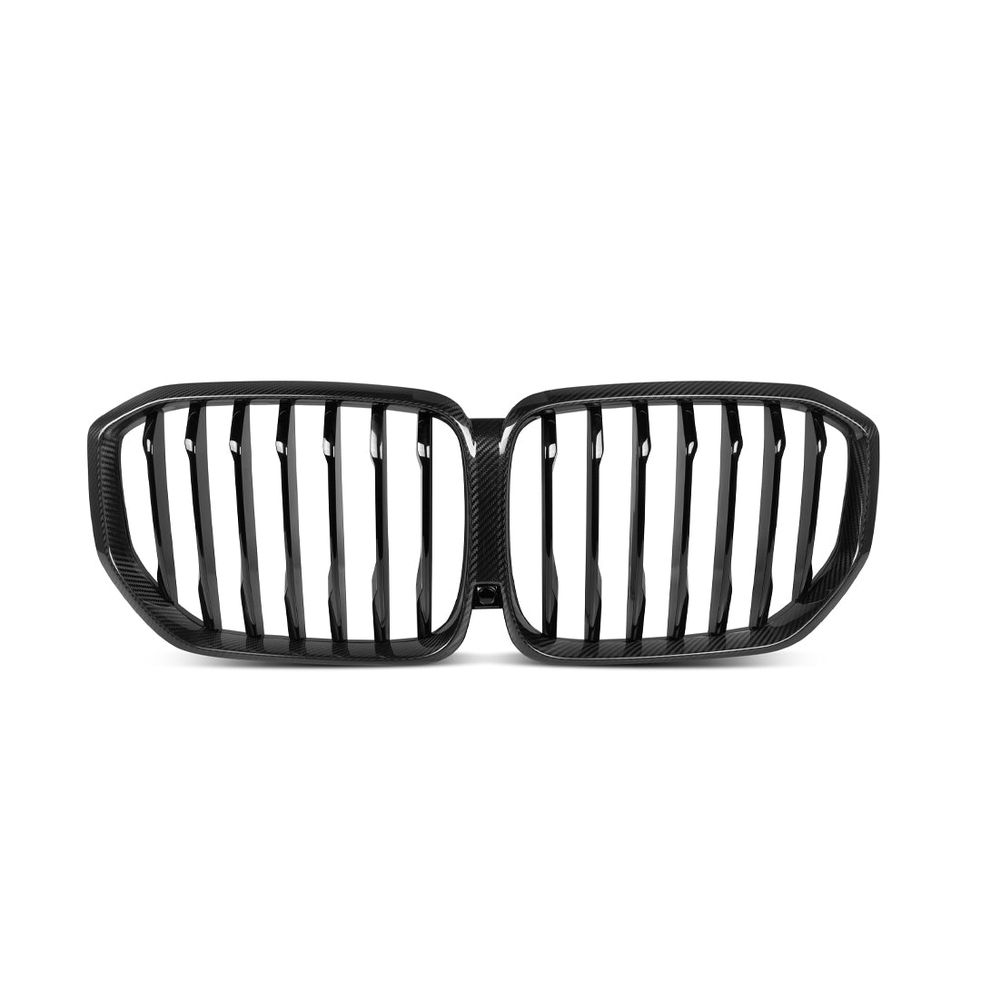 Single Slat Carbon Fiber Front Grille - BMW G05 X5 Pre-LCI