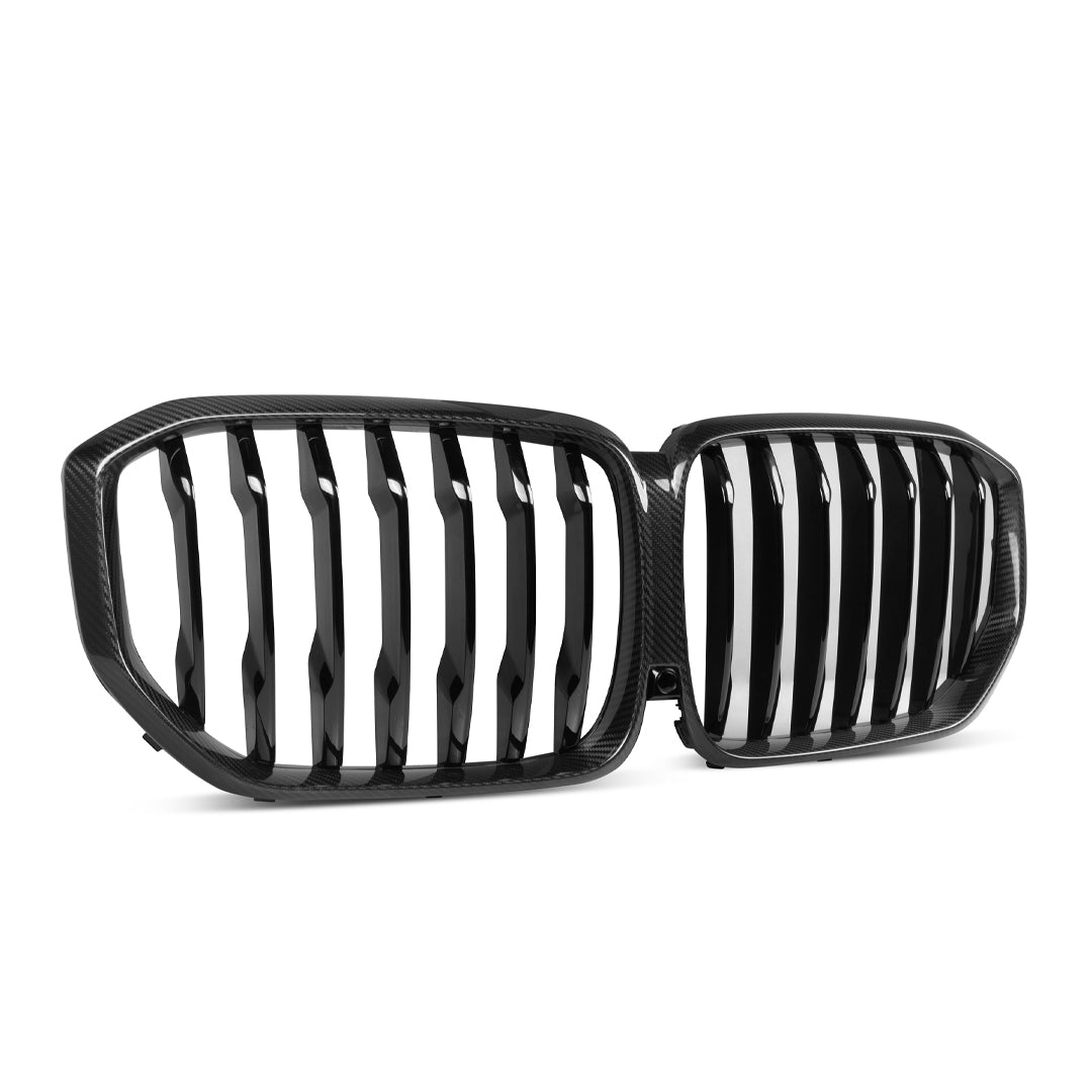 Single Slat Carbon Fiber Front Grille - BMW G05 X5 Pre-LCI