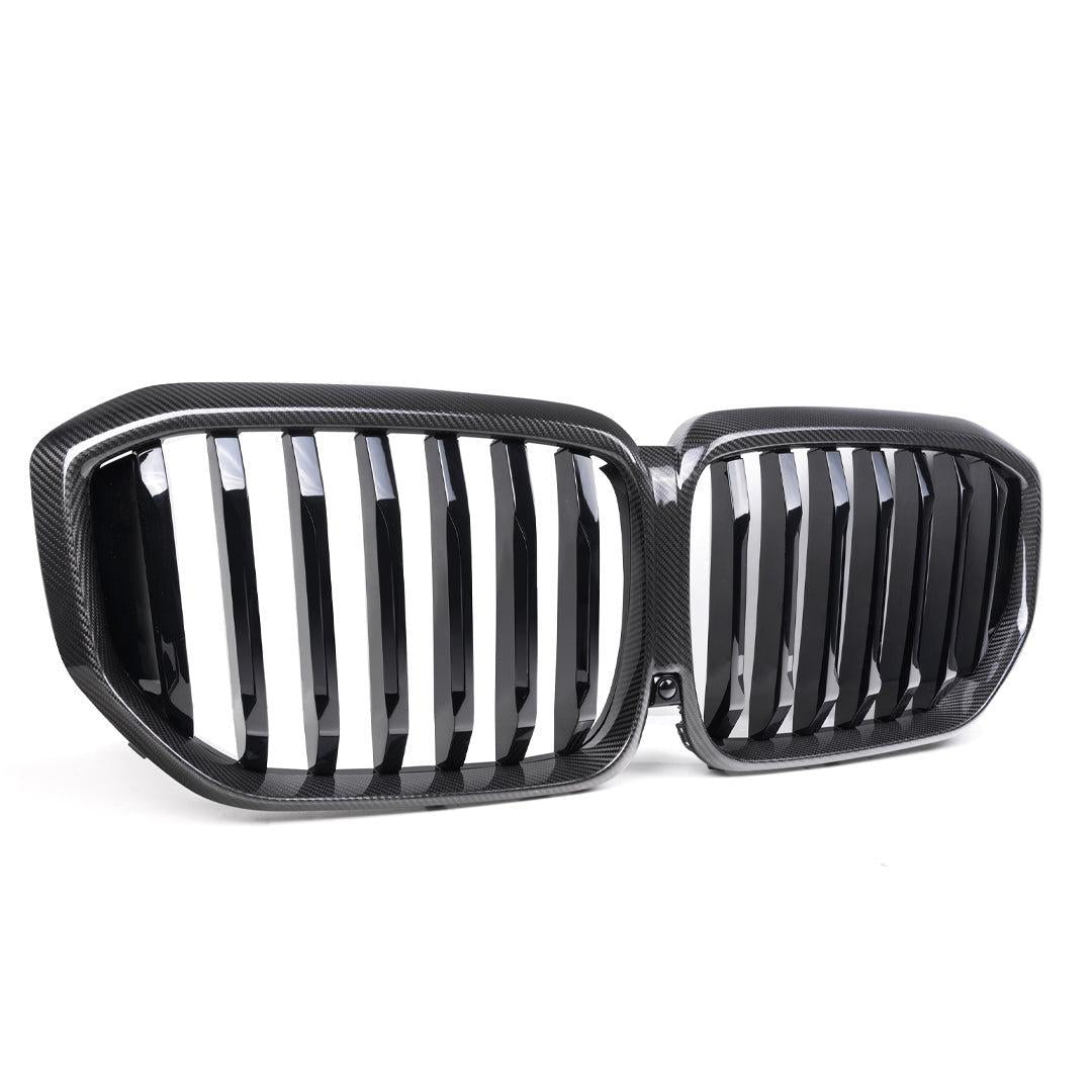 Single Slat Carbon Fiber Front Grille - BMW G05 X5 Pre-LCI
