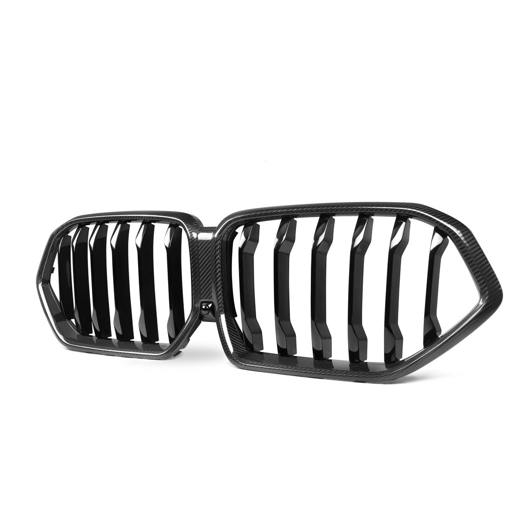 Carbon Fiber Single Slats Front Grille - BMW G06 X6 & F96 X6M