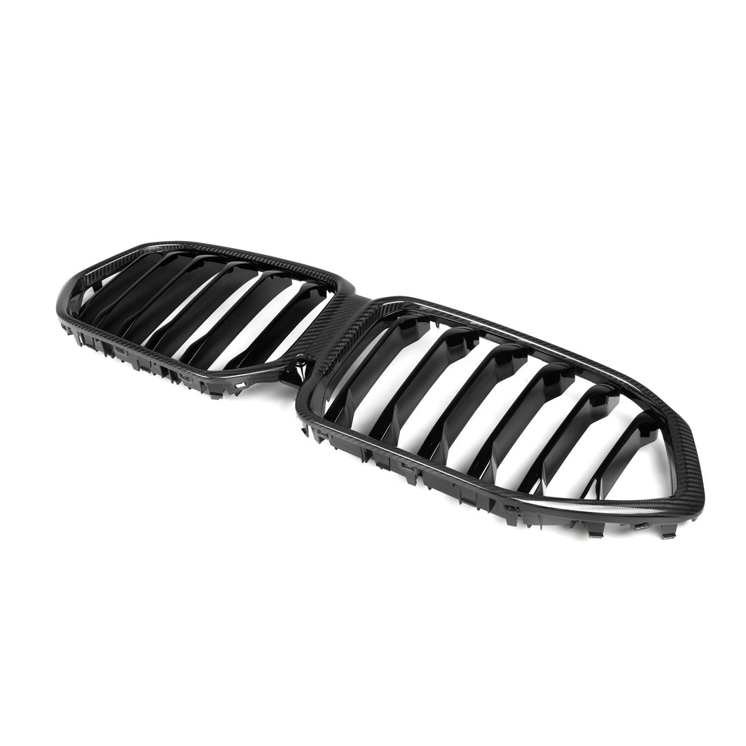 Carbon Fiber Single Slats Front Grille - BMW G06 X6 & F96 X6M