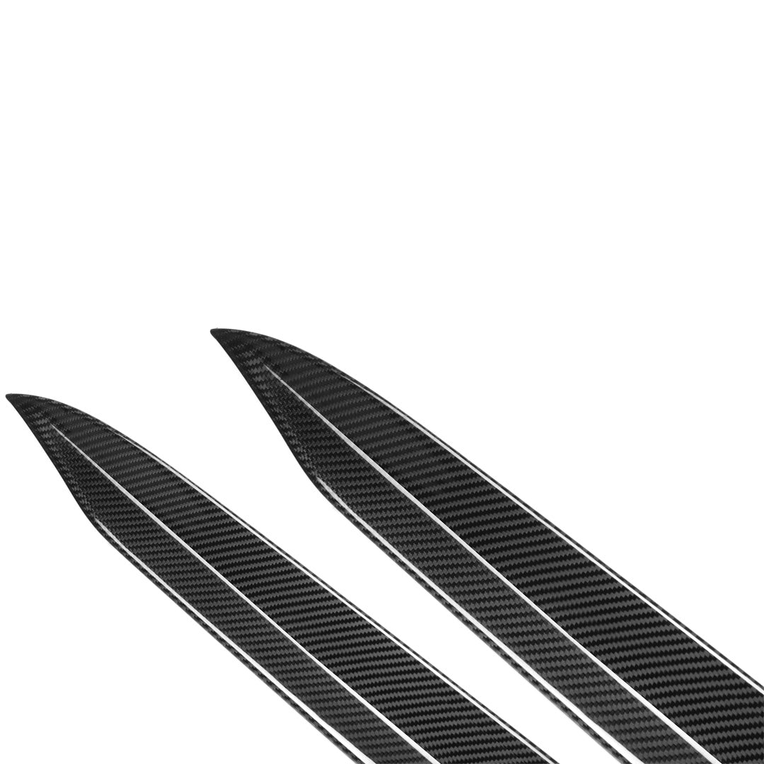 MP Style Carbon Fiber Rear Window Inserts - BMW G06 X6 & F96 X6M
