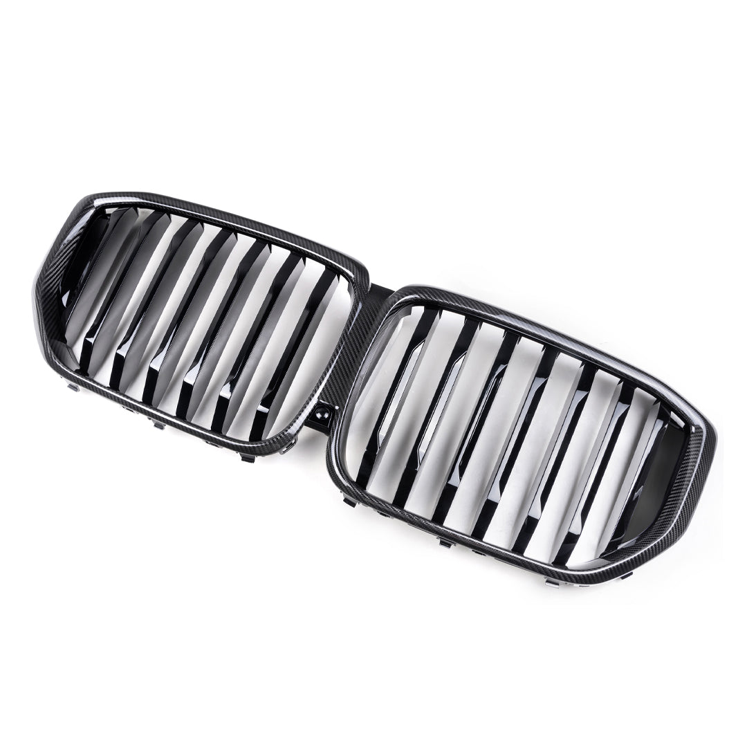 Single Slat Carbon Fiber Front Grille - BMW G05 X5 Pre-LCI