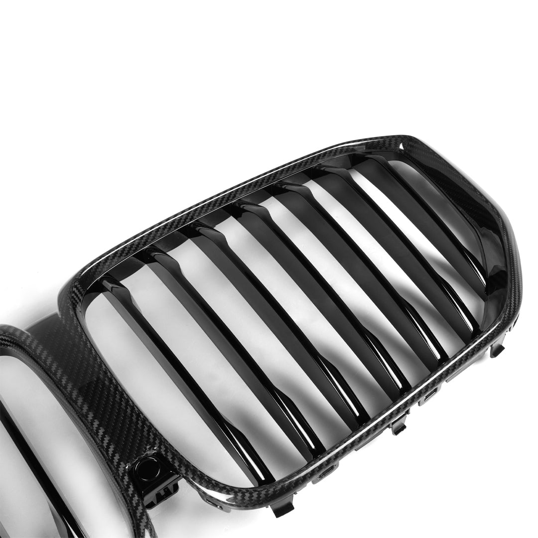 Single Slat Carbon Fiber Front Grille - BMW G05 X5 Pre-LCI