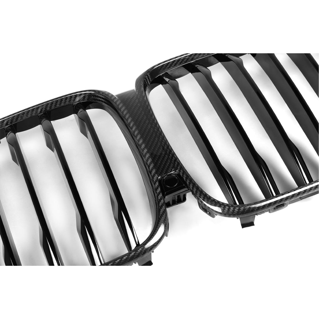 Single Slat Carbon Fiber Front Grille - BMW G05 X5 Pre-LCI