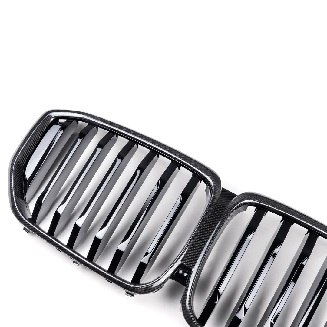 Single Slat Carbon Fiber Front Grille - BMW G05 X5 Pre-LCI