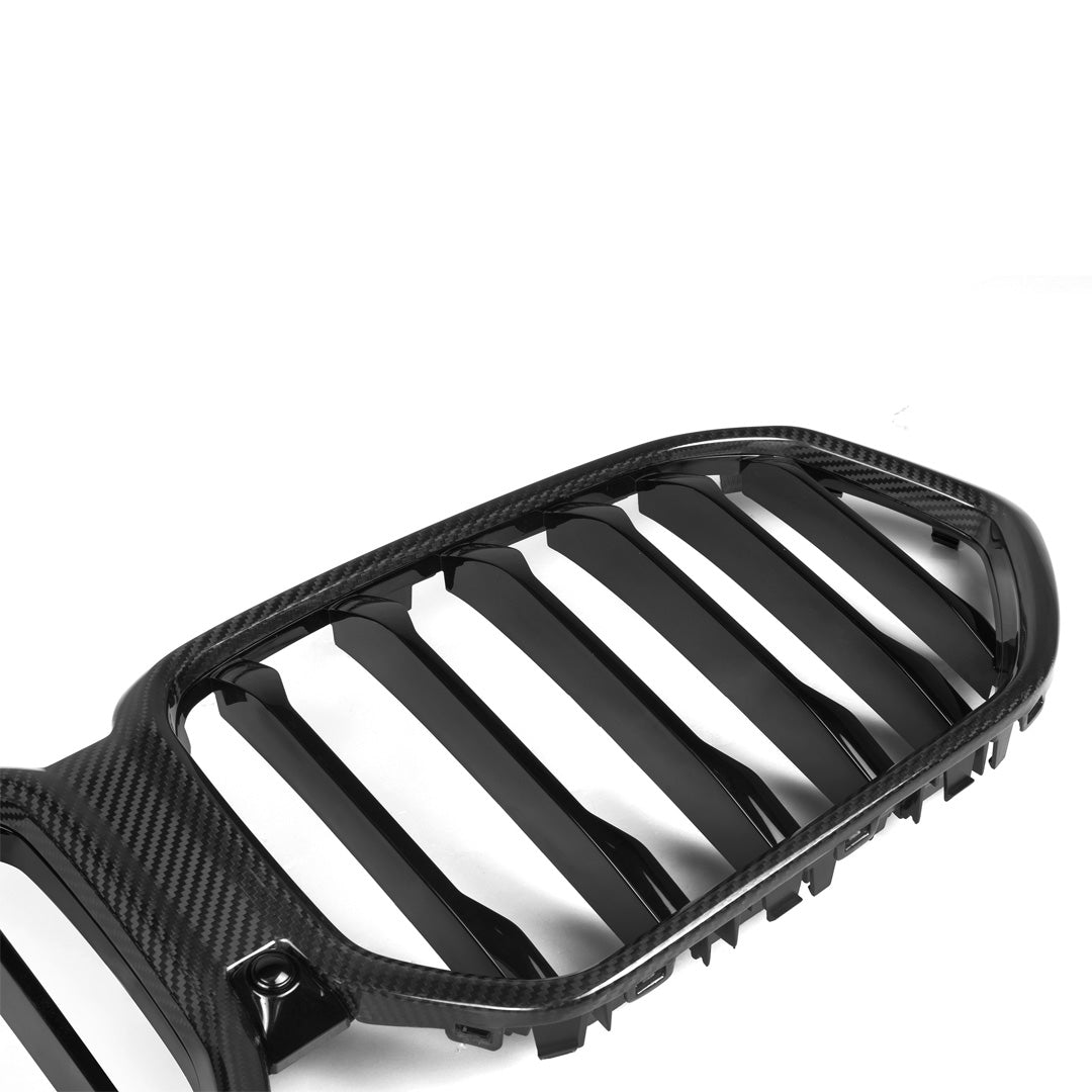 Carbon Fiber Single Slats Front Grille - BMW G06 X6 & F96 X6M