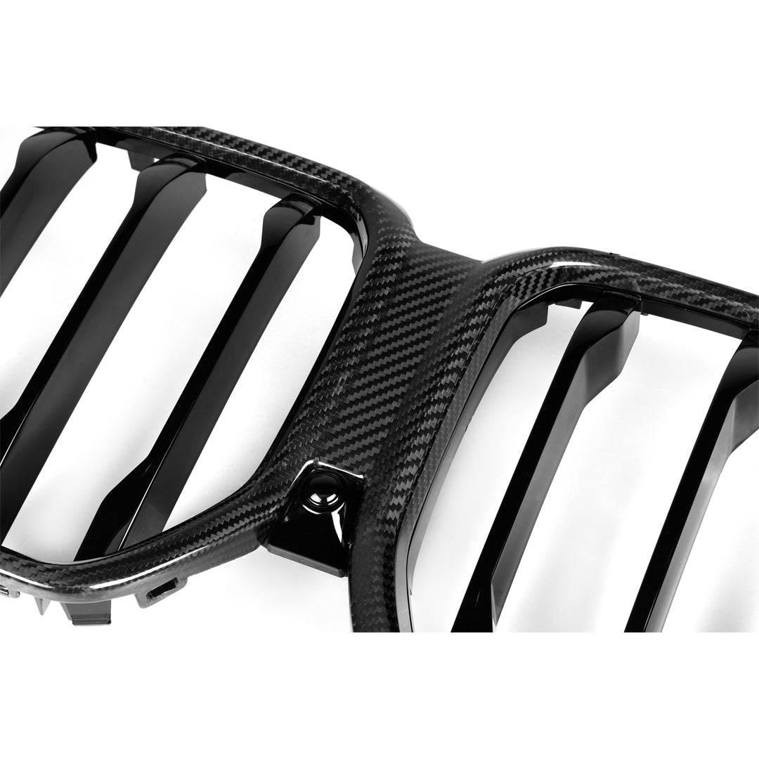 Carbon Fiber Single Slats Front Grille - BMW G06 X6 & F96 X6M