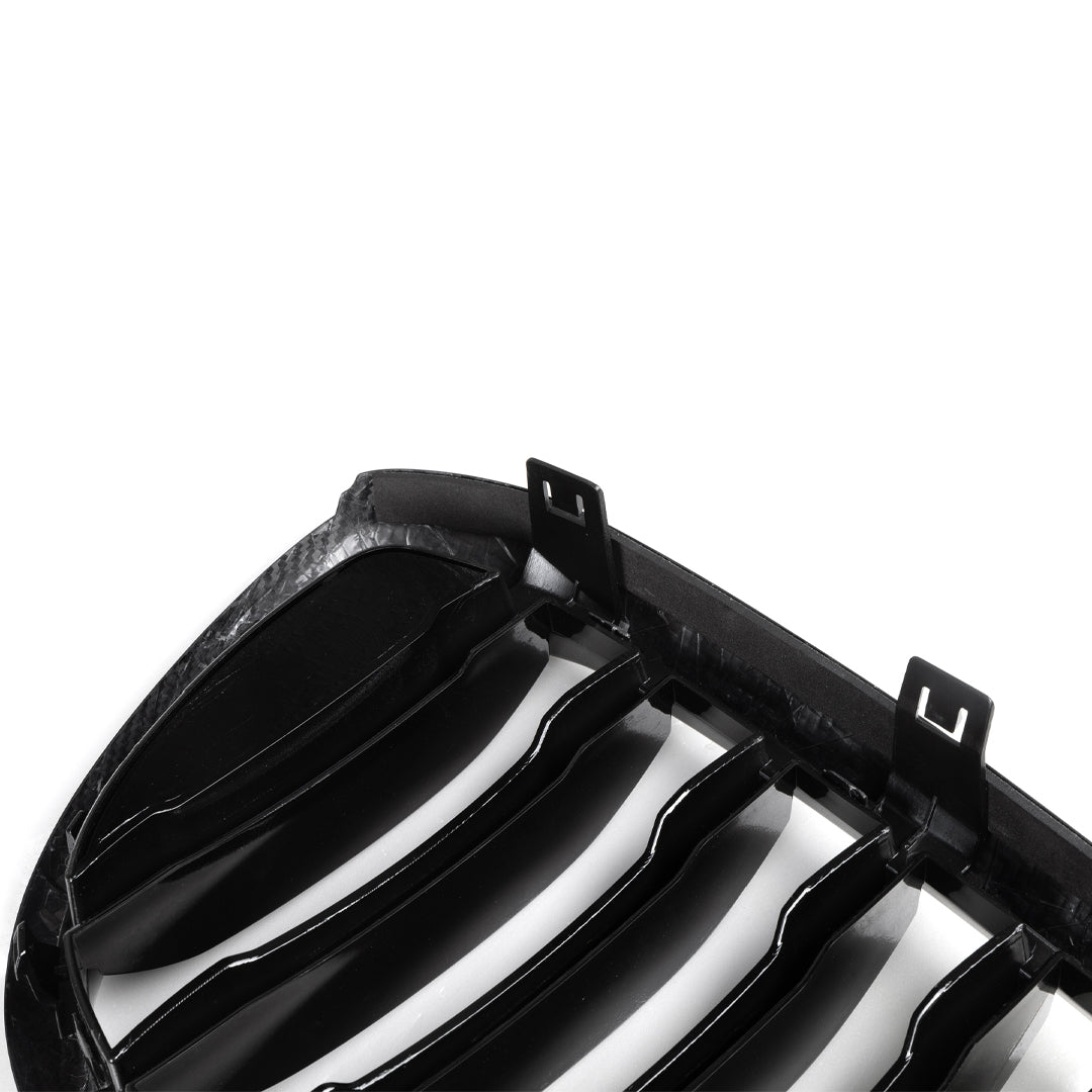 Single Slat Carbon Fiber Front Grilles - BMW F97 X3M F98 X4M Pre-LCI