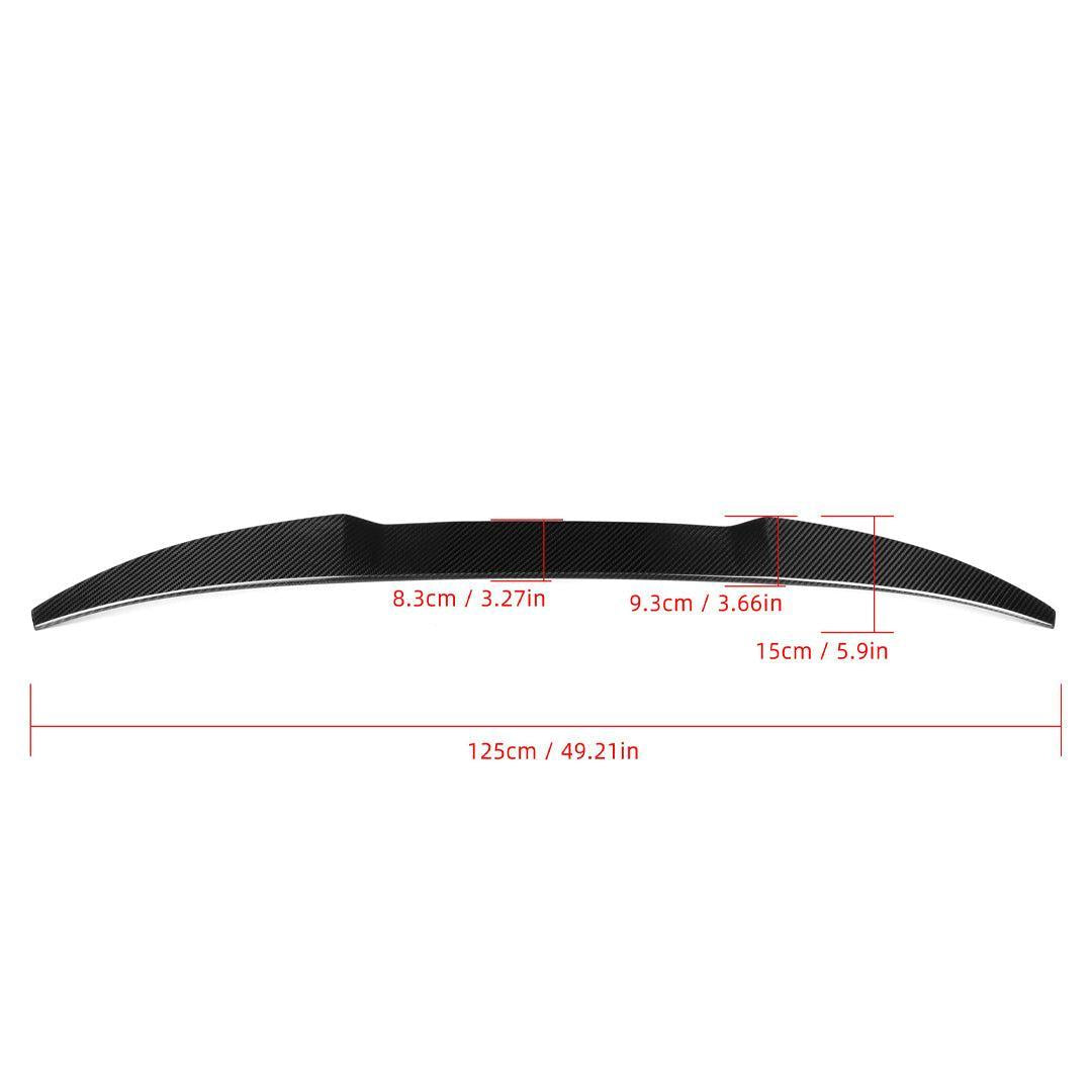 M Style Carbon Fiber Rear Spoiler - BMW F98 X4M LCI