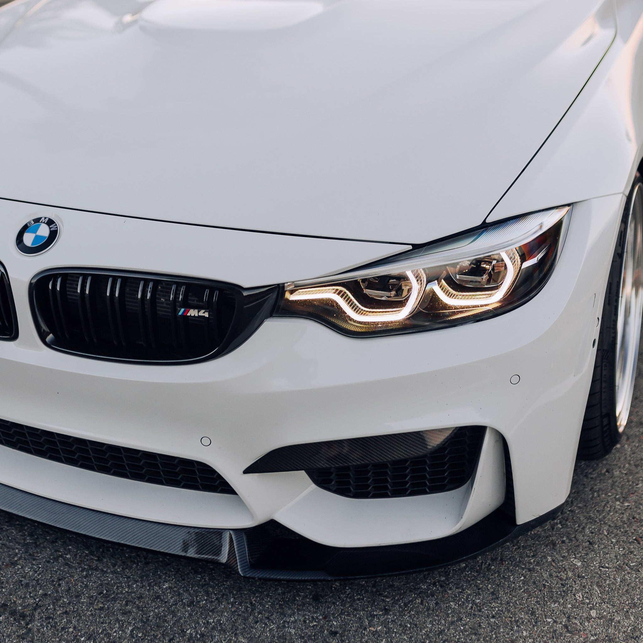 Carbon Fiber Front Upper Splitters - BMW F80 M3 & F82 / F83 M4