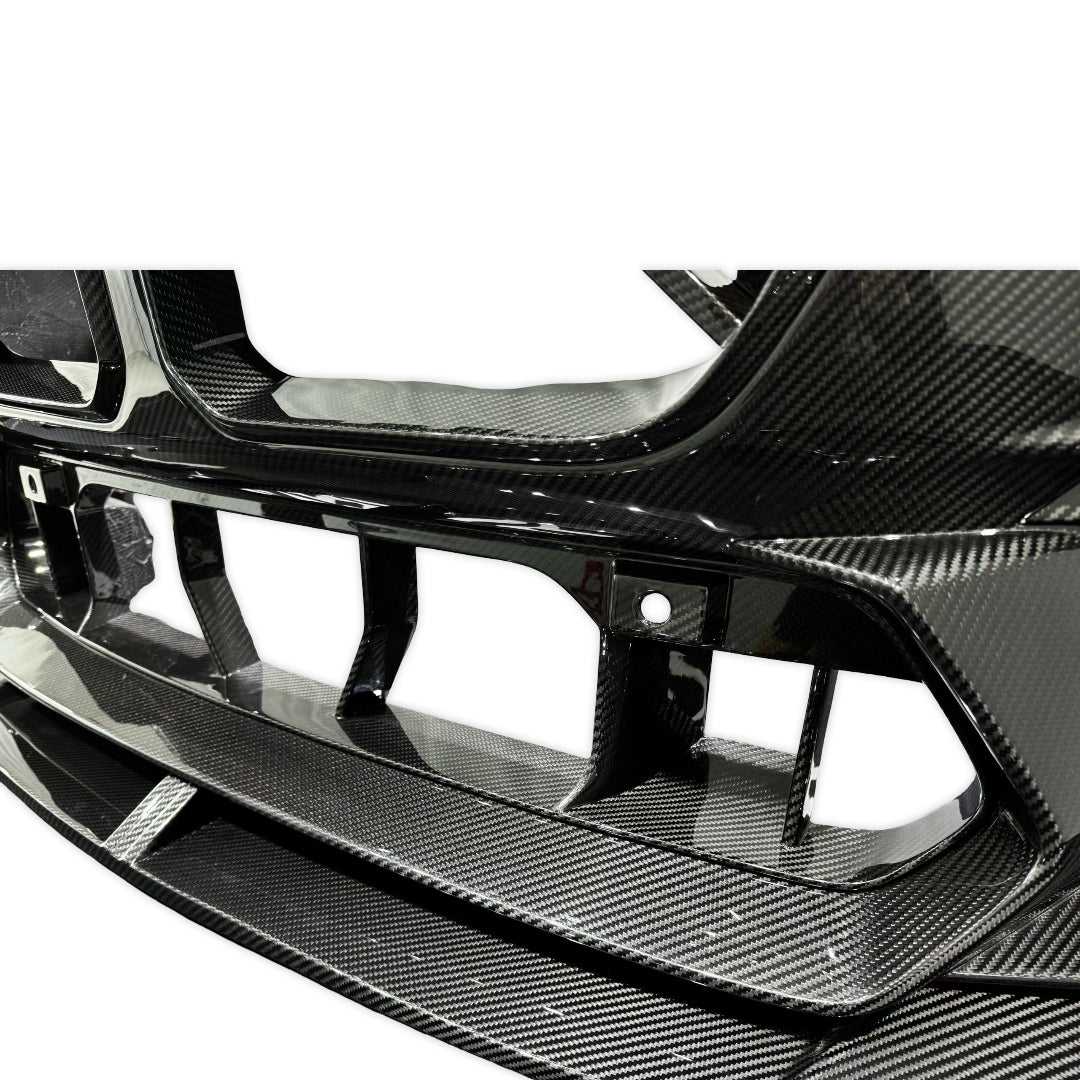 AD Style Full Carbon Fiber Front Bumper - BMW G87 M2